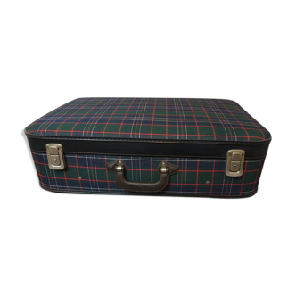 Vintage case - scottish fabric