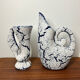 Pichets céramique bleu neige années 60