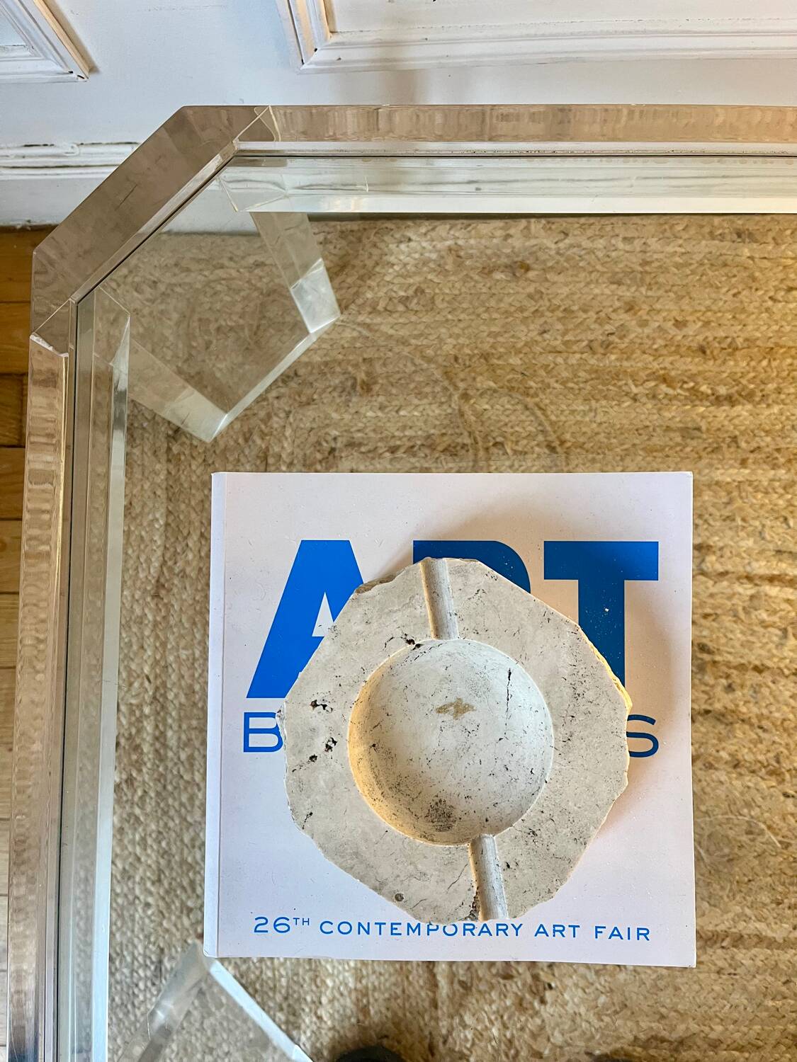 David Lange Plexiglass coffee table