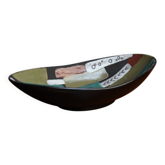 Large centrepiece bowl West Germany ceramic 1960 Mid Century 43cm