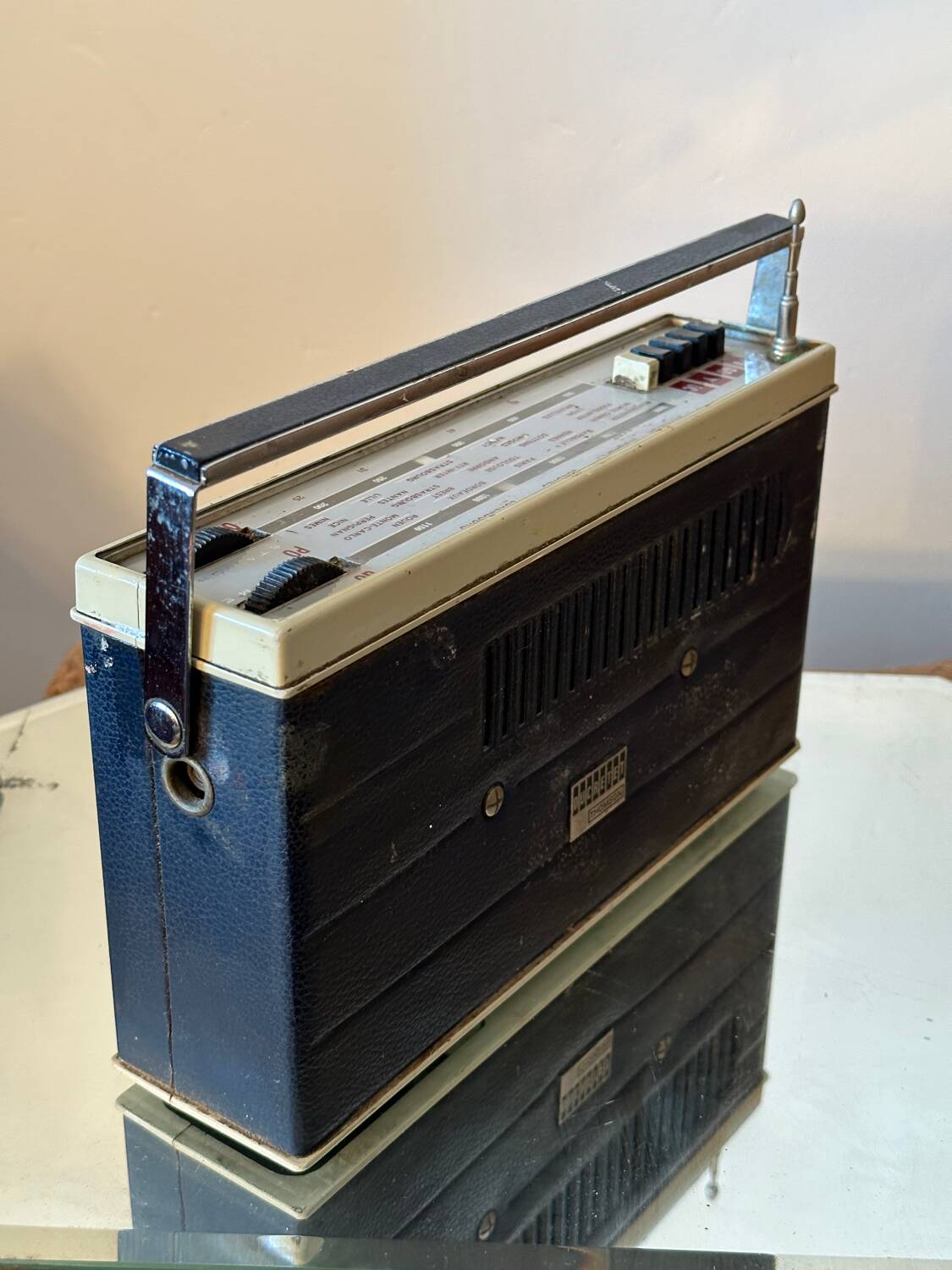 Vintage DUCRETET THOMSON PO/GO/OC Radio Transistor - Untested