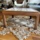 Vintage G-plan ceramic and teak table