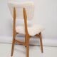 Butterfly chair in beech wood and cream boucle, Europe, 1960