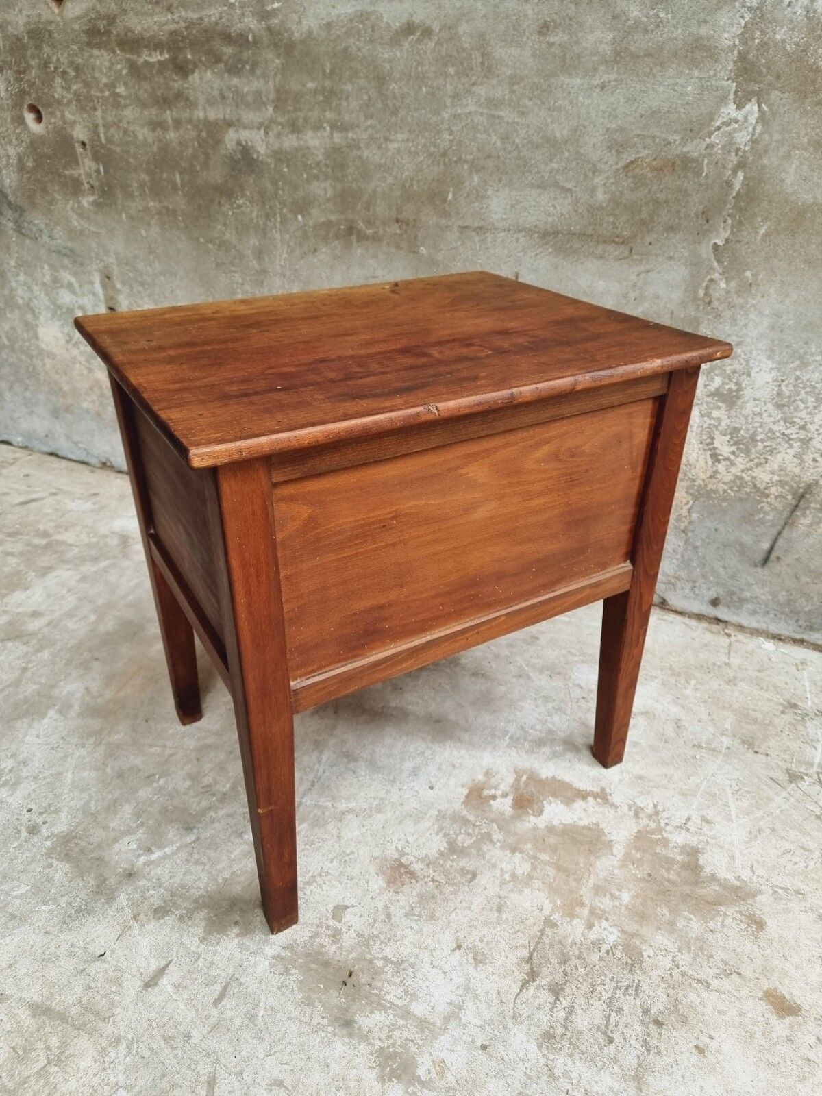 Antique work table side table or kitchen island