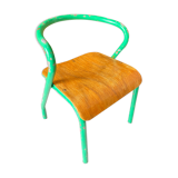 Vintage child school chair Jacques Hitier
