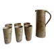 Vintage set in pyrite stoneware, orangeade service