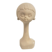 Raw plaster Twiggy hat stand