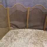 5-leaf brass fire screen