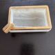 Albatre/brass ashtray