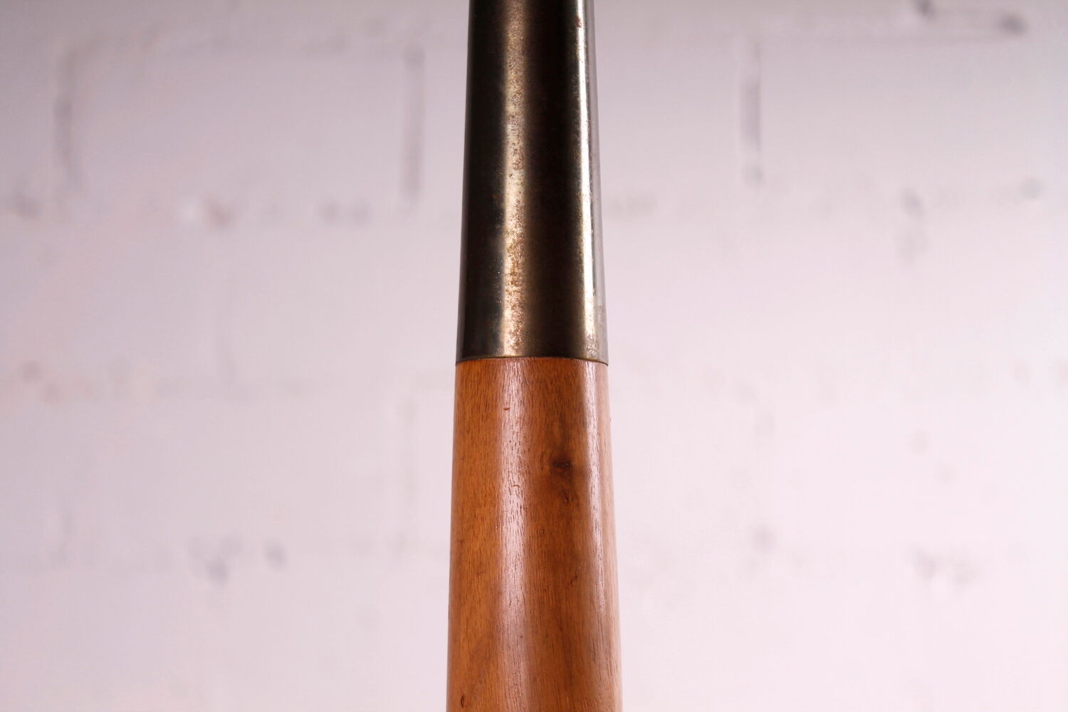 Brass and Cherry Floor Lamp, 1950s