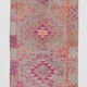 Soft Pink Oriental Turkish Runner Rug, 75x357Cm