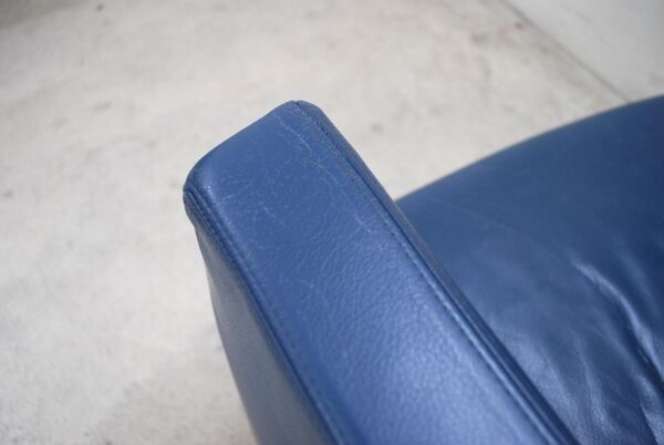 fauteuil vintage en cuir par Kurt Erni pour team par Wellis