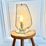 Smoked glass lamp