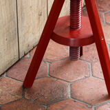 Wooden screw stool