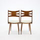 Lot de 6 chaises, Tchécoslovaquie 1960