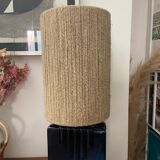 Ceramic lamp and rope 70s