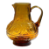 Amber colored Italian Carafe by MCM Empoli 1970s