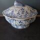 Vintage fleur-de-lis soup