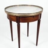 Louis XVI style bouillotte table in mahogany