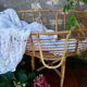 Vintage rattan couffin