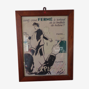 Affiche pédagogique années 60