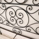 Antique wrought iron double bed, Italy 19th century