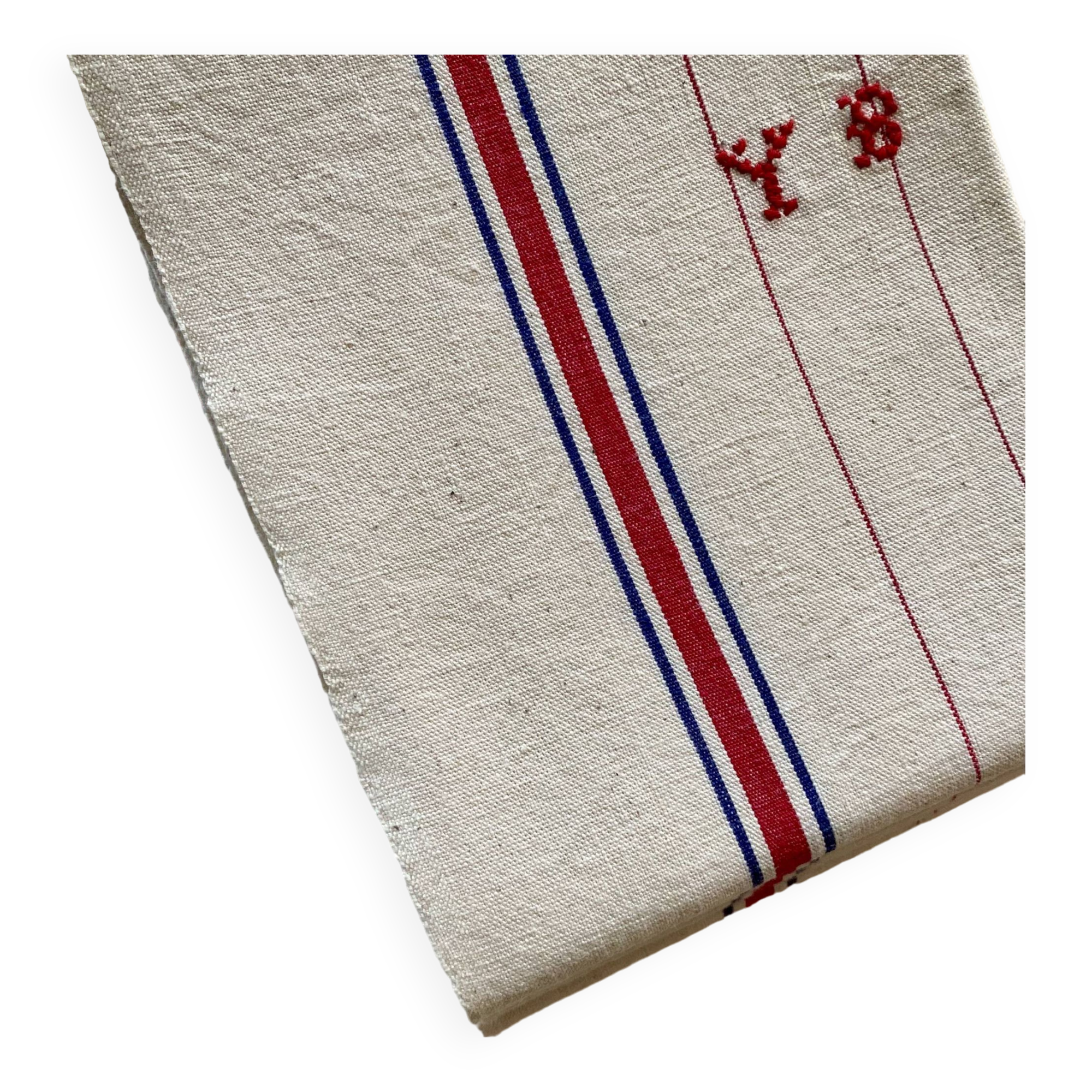 YB linen tea towel x2