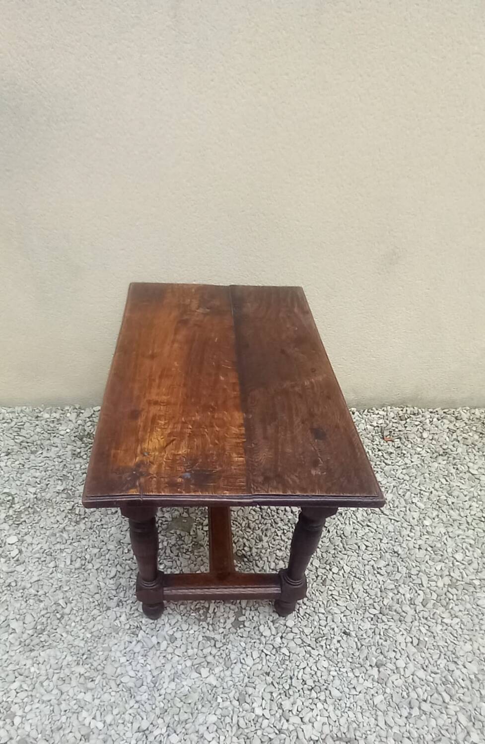 19th century oak coffee table