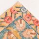 5x7 Vintage Red & Beige Vintage Oushak Small Size Area Rug, 134x218 Cm