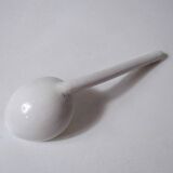 Ladle in white ceramic
