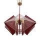"Rozwój" Kłobuck hanging string lamp, Polish design from the PRL 1970