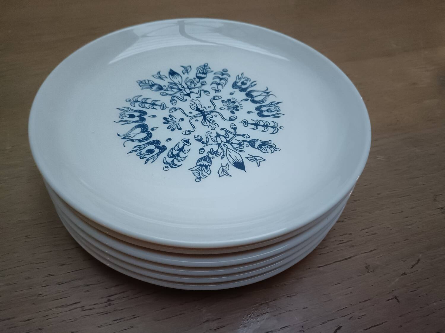 Six assiettes Sovirel, Malabar