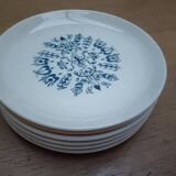 Six assiettes Sovirel, Malabar