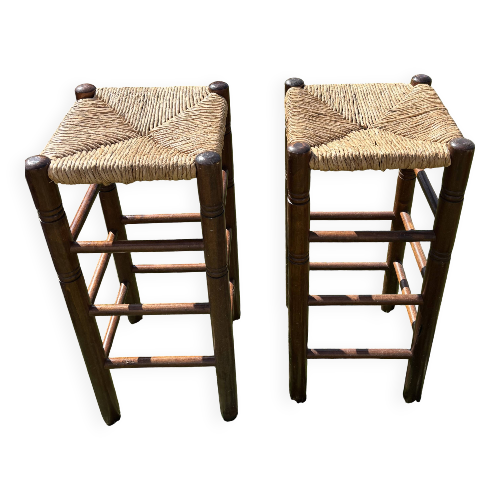 Tabourets paille