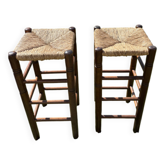 Tabourets paille