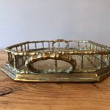 Ancient gold bronze tray