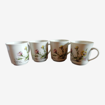 Tasses véritable porcelaine fine mobil