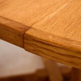 MK10633 Restored oak dining table by Kurt Østervig for Jason Møbler