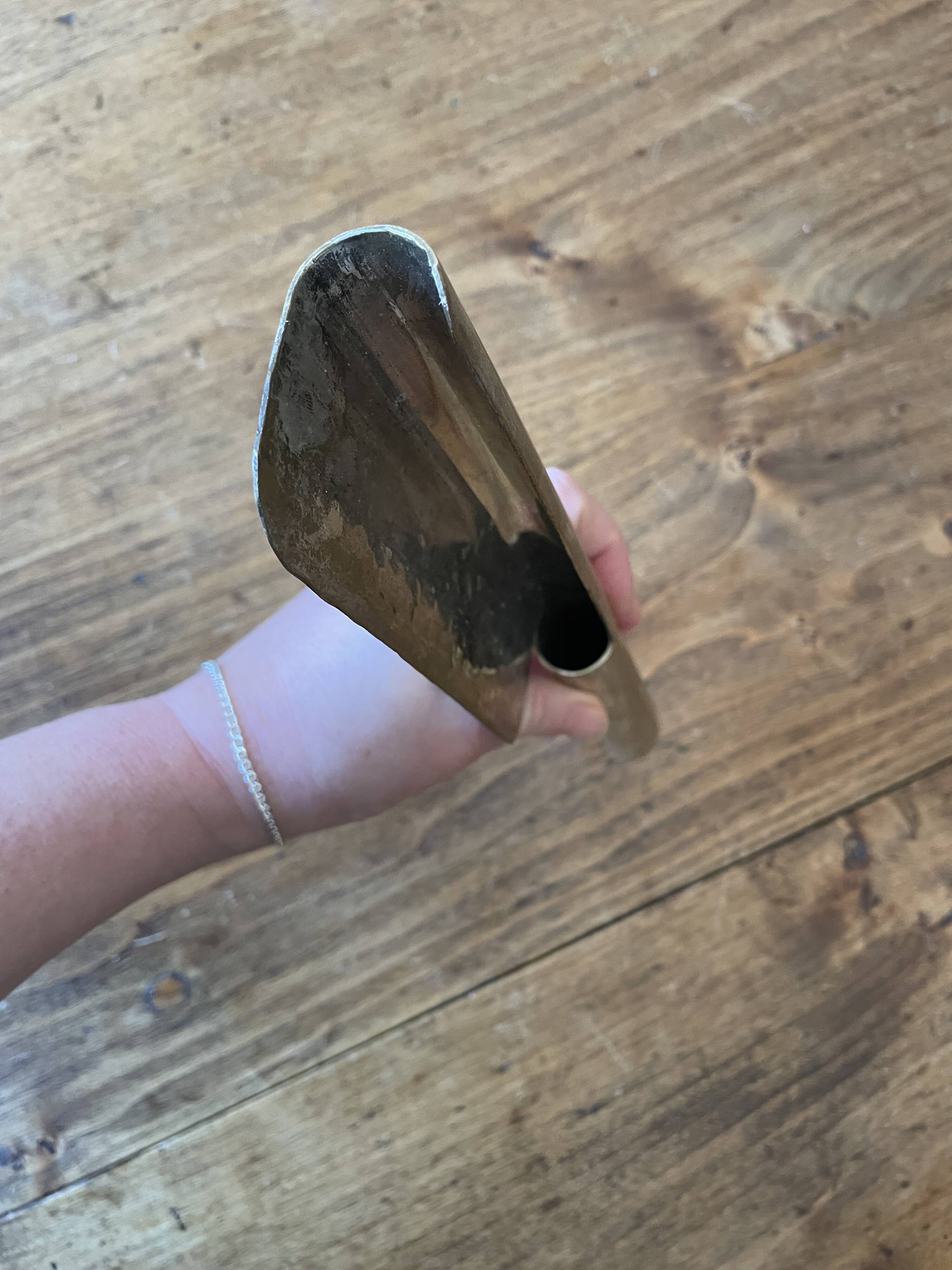 Metal crumb catcher - vintage old