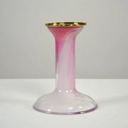 Full Lead Crystal Candle holder by Hanne Dreutler for Studio Åhus, Sweden, 1980