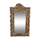 Miroir avec son cadre ajouré