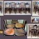 Lot 5 chaises bistrot Fischel et Kohn