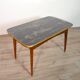 Table 4 to 6 people with extension cords up and down vintage 1960s