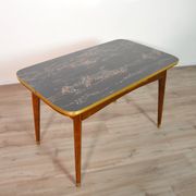 Table 4 à 6 personnes avec rallonges monte et baisse vintage 1960s