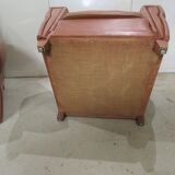 Pair of club chairs, 60s