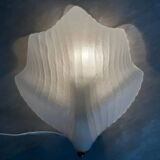 Midcentury glass wall lamps by Zelezny Brod, around 1980s