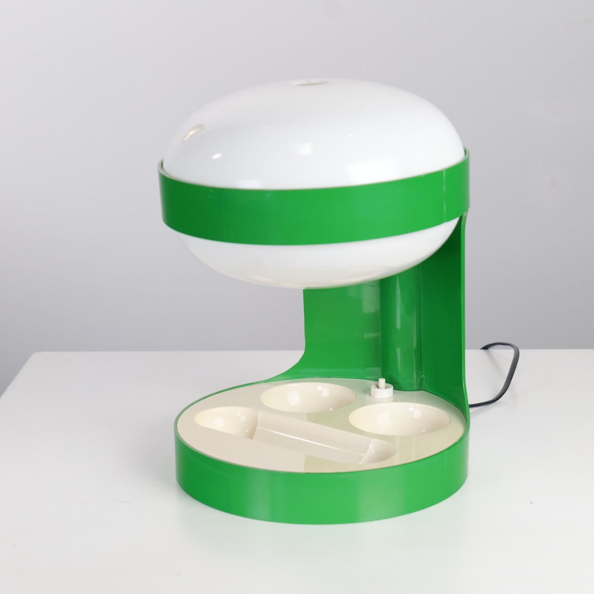 Green KD 29 lamp by Joe Colombo for Kartell