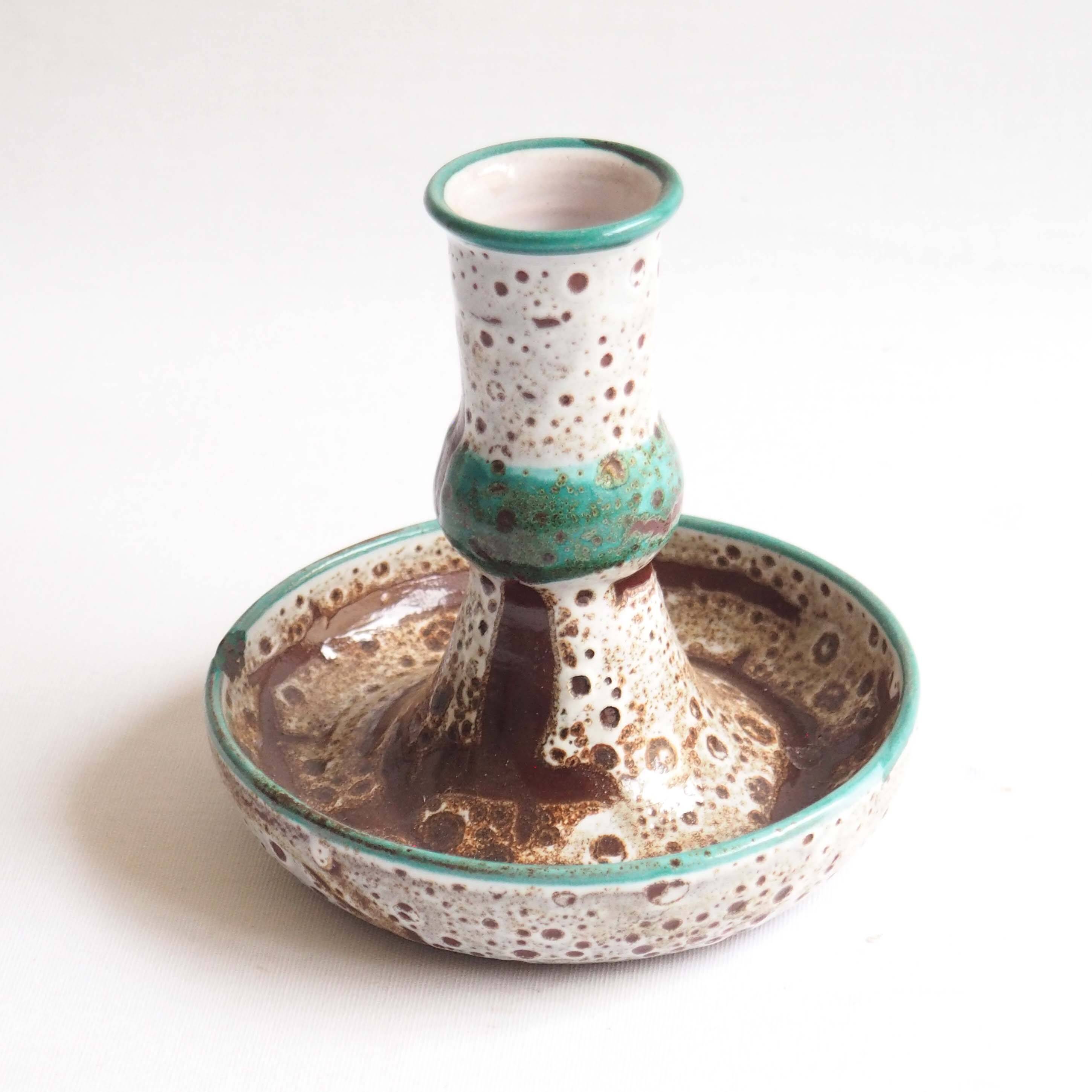 Ceramic candle holder 1950