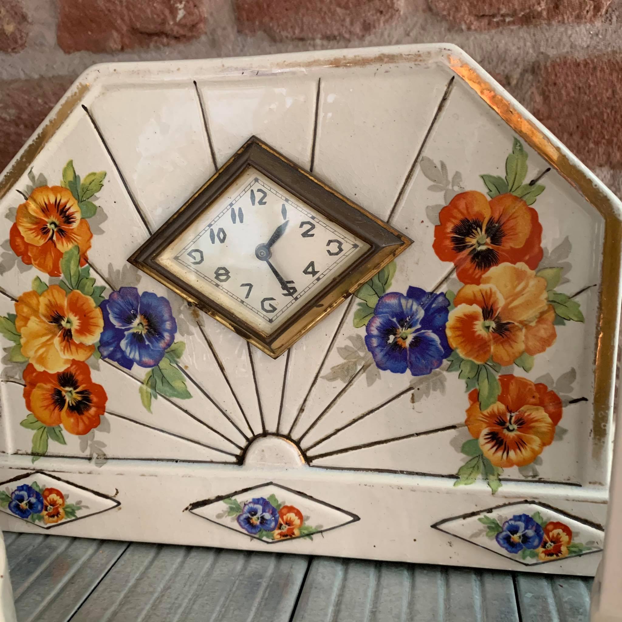 Art Deco fireplace trim