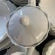 Prestigious 62-piece dinnerware set in vintage 70's Limoges white porcelain by Raynaud